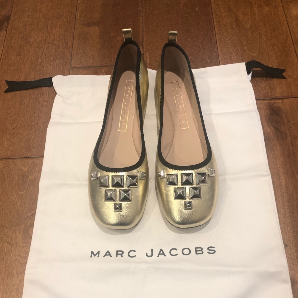 Marc Jacobs ballet flats w/ rhinestones size 38.5
